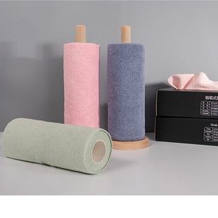 Hand-Tearable Rags, Hand-Tearable Towels, Rolled Microfiber Lazy Rags, Household Kitchen Dish Towels, Car Towels