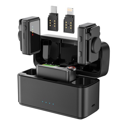 M15-M15Mini Wireless Lavalier Microphone, Universal for Mobile Phones and Cameras, Live Streaming, Recording, Lavalier Microphone