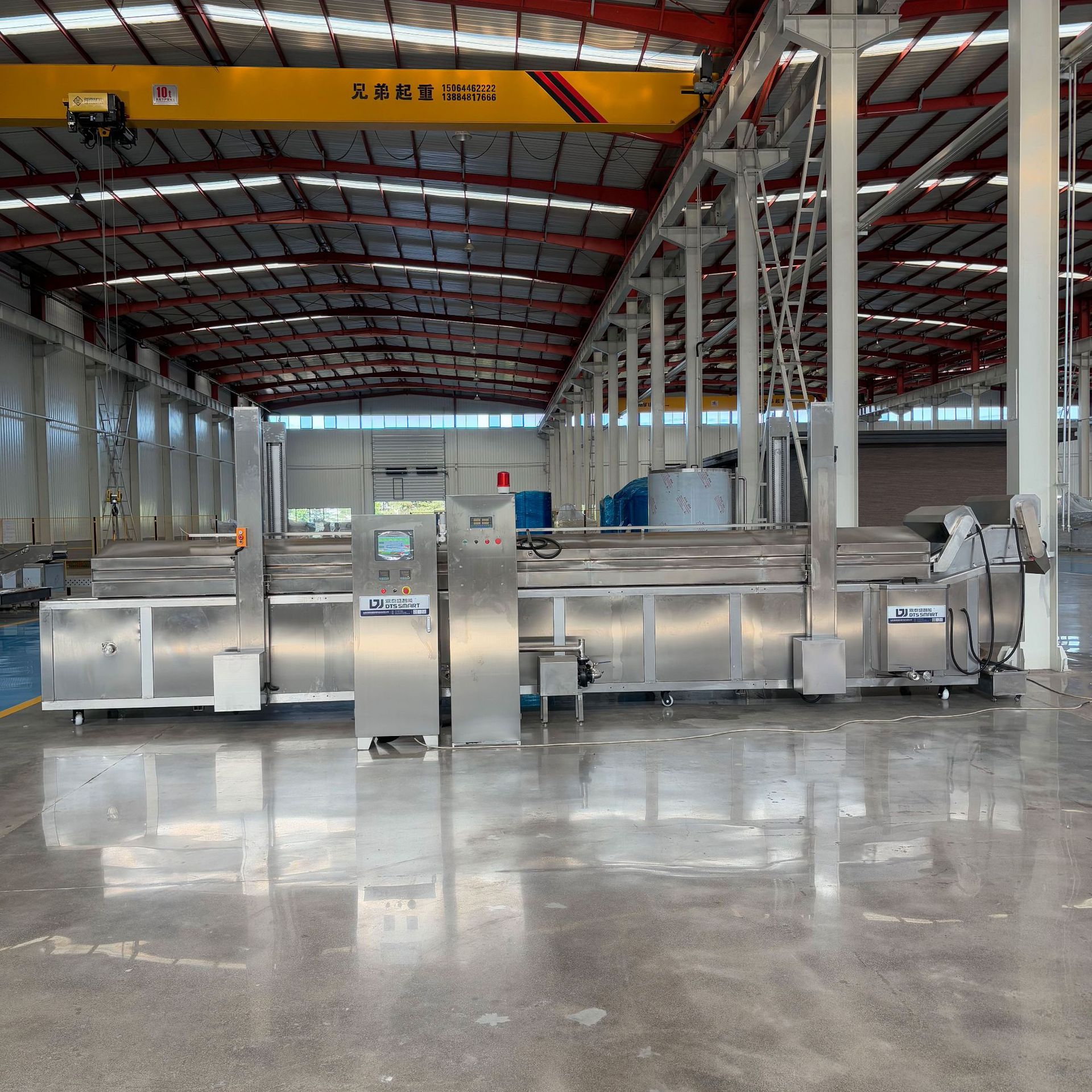 Piel de tigre garra de pollo gran freidora freidora automática para productos de carne equipos de fritación garra de fênix línea de producción de fritación