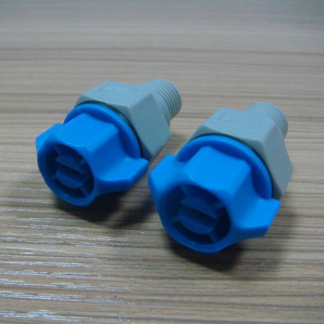 洛阳蚀刻机快拆喷嘴喷头 可拆式实心锥形扇形雾化工业喷头