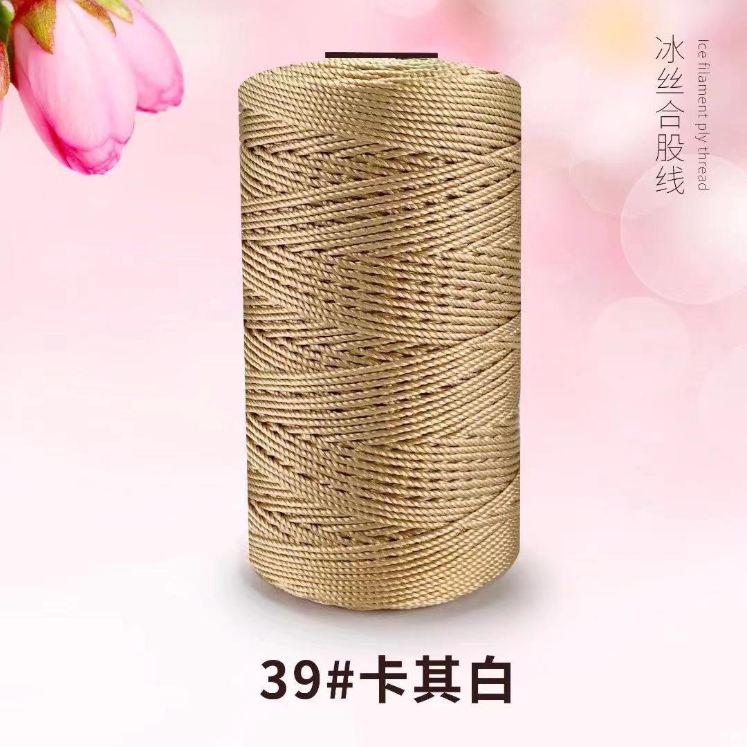 Hilo para Crochet de 3 Hebras de Nylon para Tejido a Mano