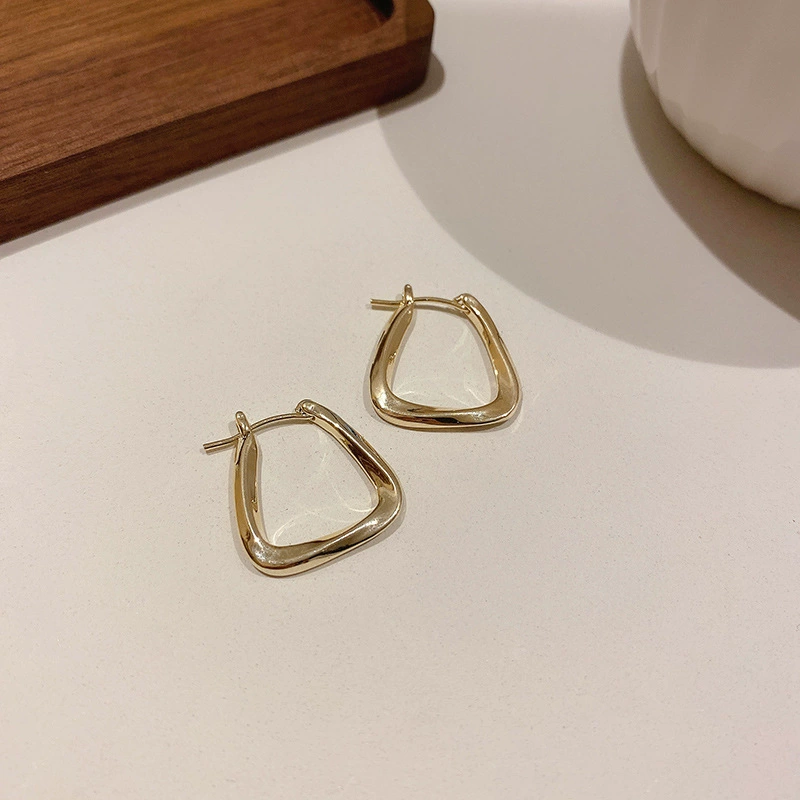 Earrings silver‑needle, simple elegant designs, lightweight, multiple styles and colors