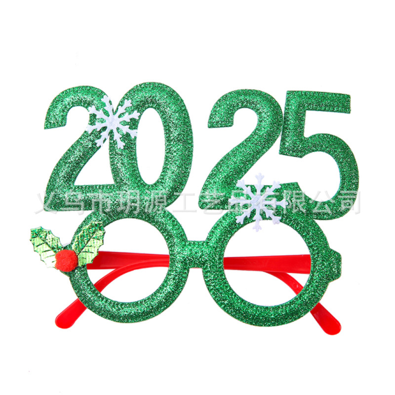 Gafas de Navidad Nuevo 2025 Gafas Fabricante Fiesta Adultos Niños Regalos Fiesta Accesorios Gafas de Año Nuevo