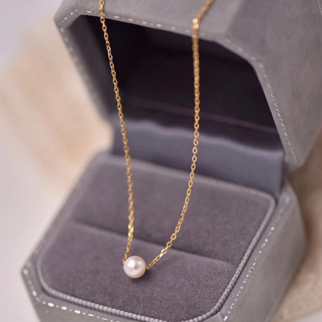 Gold Necklace For Women Elegant Versatile Collarbone Chain Gift_voghion.com