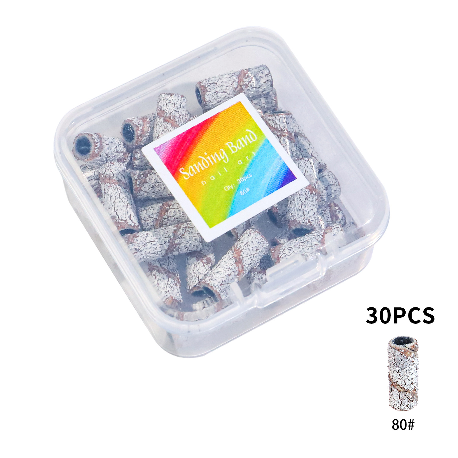 Anillo de arena de 3,1mm 80 #30PCs