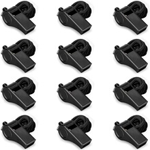 N 98191 ABS Thicker Black Whistle ��ɫ���� ���R�d�W���羳