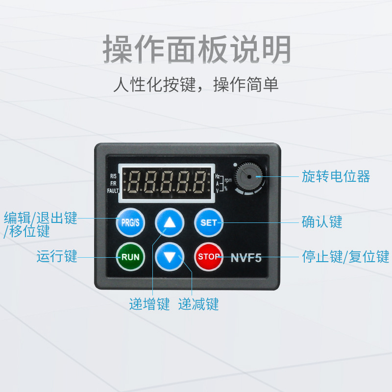 ̩Ƶ380vͨ͵NVF5-1.5/2.2/5.5/7.5kw