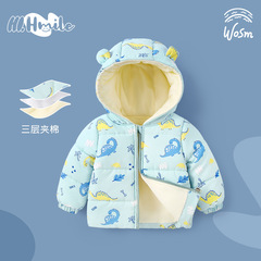 Girls' baby cotton clothes, children's down jackets, boys' winter thickened outdoor padded jackets, baby girl's down jackets