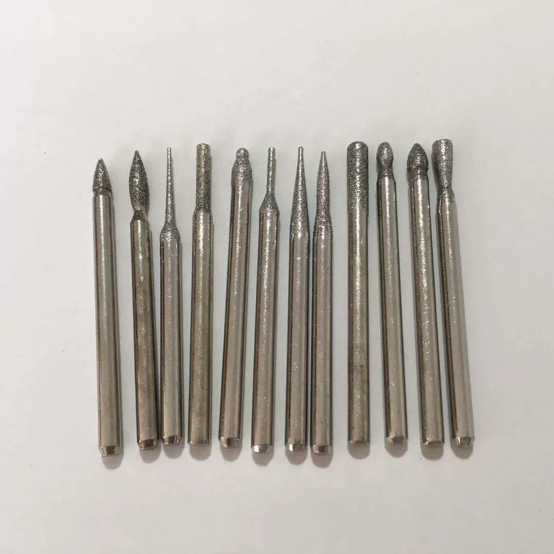 Гальваническая алмазная шлифовальная головка, оптовая продажа, мини-электрическая шлифовальная/электрическая дрель, специальные аксессуары, алмазная шлифовальная головка, шлифовальная игла