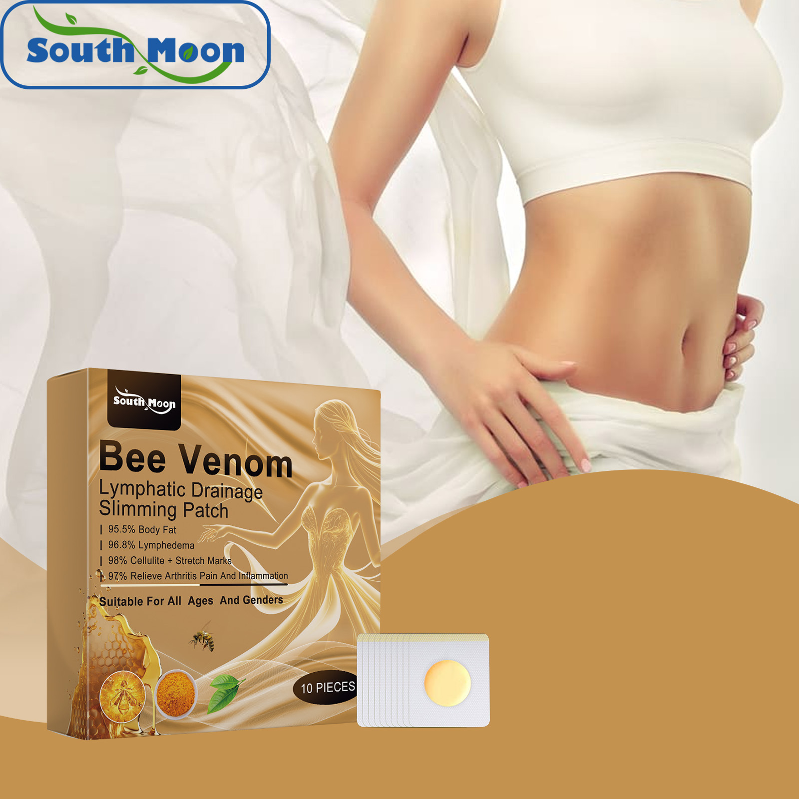 South Moon Care Patch Is a Gentle and Comfortable Skin Care Patch for Lazy People's Arms and Waist