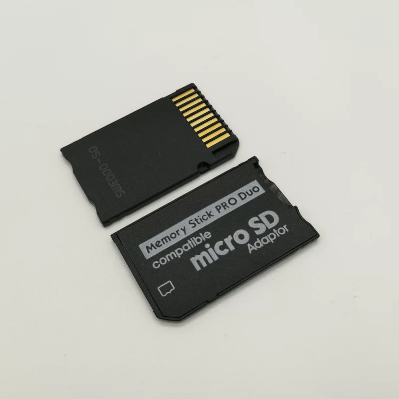 Держатель TF->MS карты, высокоскоростной для PSP, конвертер MicroSD в MS, поддержка до 128 ГБ, скорость до 13 МБ/с