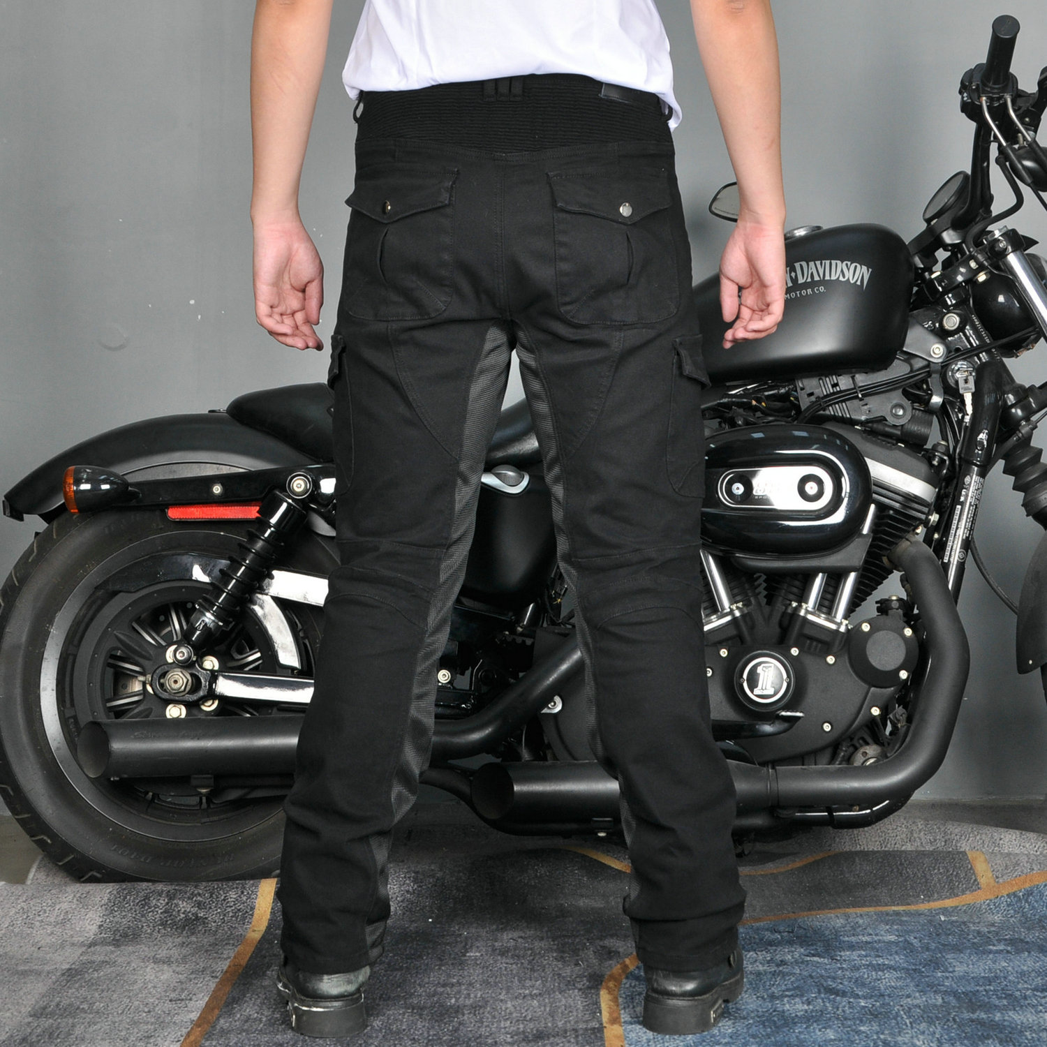 2025 verano motociclismo jeans pantalones de carreras con protector anti-caída ciclismo pantalones de motociclismo protector silicona