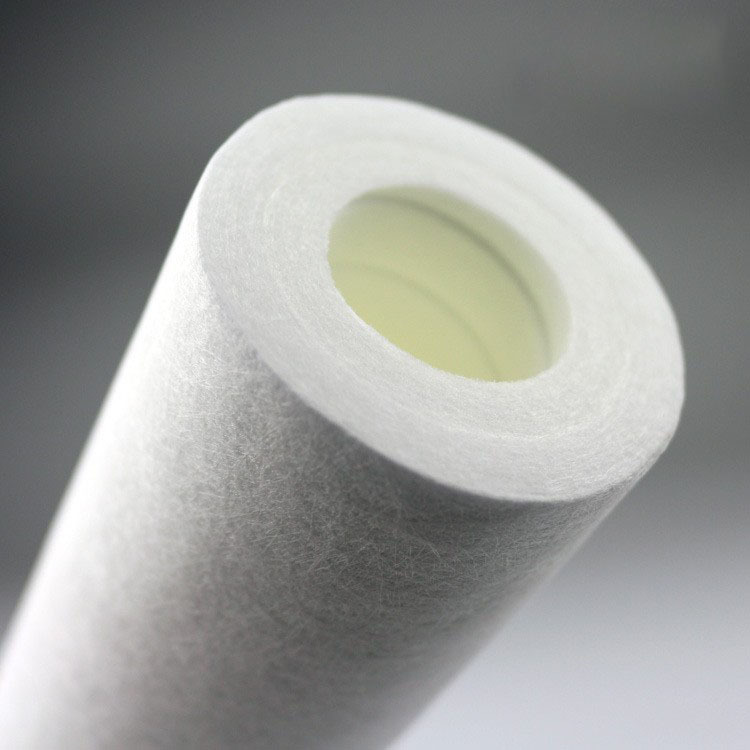 Al por mayor de grado alimenticio PP núcleo de algodón 40 pulgadas elemento de filtro de tratamiento de agua industrial filtro mecánico de gran flujo elemento de filtro de precisión