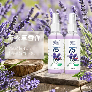 Manufacturer's Disinfectant 75% Alcohol 84 Disinfectant Antibacterial 100ml Portable Spray Disinfectant Water Hand-Free Wholesale