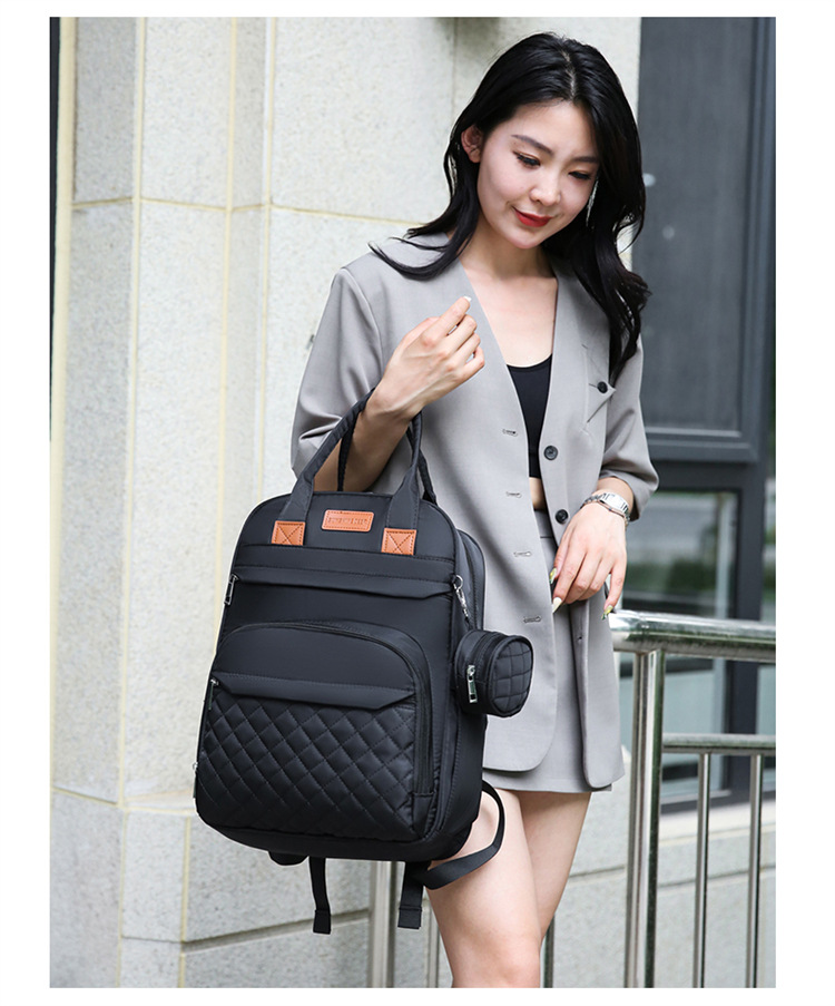 Cross-border exclusive for mother and baby bags, 2025 new large-capacity portable travel diaper bag for both shoulders, printable Mommy bag undefined