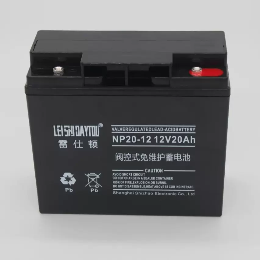 阀控式免维护12V20ah铅酸蓄电池太阳能电池 UPS蓄电池 雷仕顿