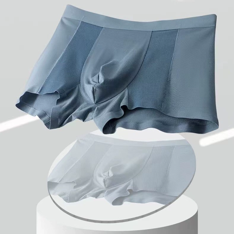 Летние новые быстрые сухие ледяные шелковые кондиционеры брюки для мужчин