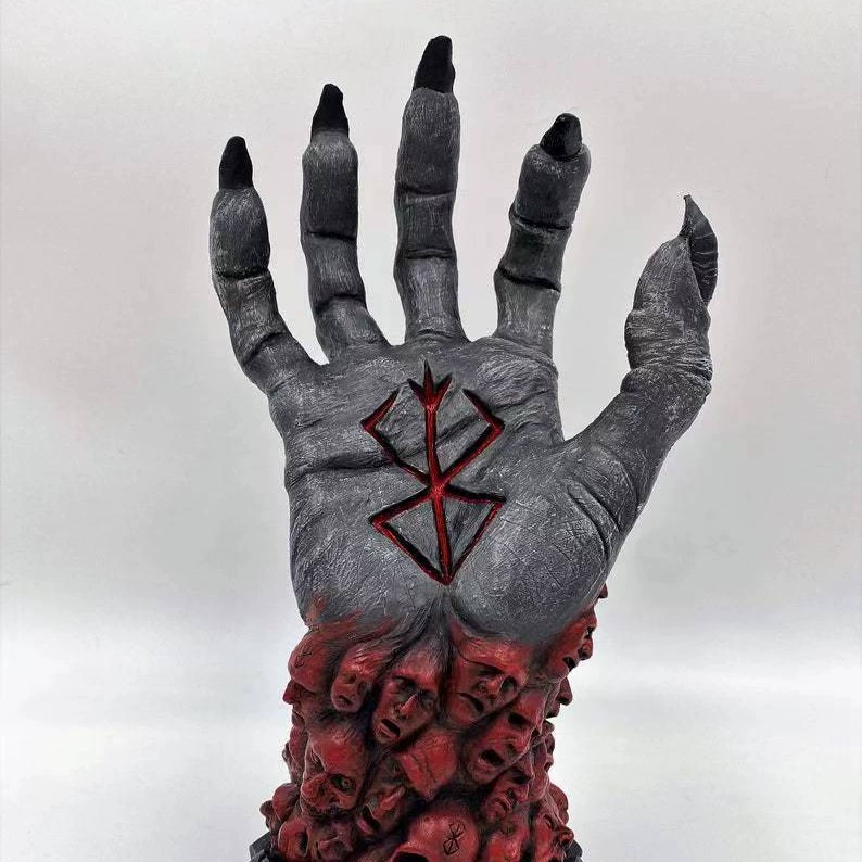 Граница перехода новый Easter Berserk Hand of God Hand резиновая декоративная фигурка