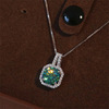 Pendant, jewelry, necklace, 2 carat, platinum 950 sample