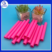深圳厂家PVC粉色玩具支撑管 硬质塑料PVC辅助圆管长度可裁剪