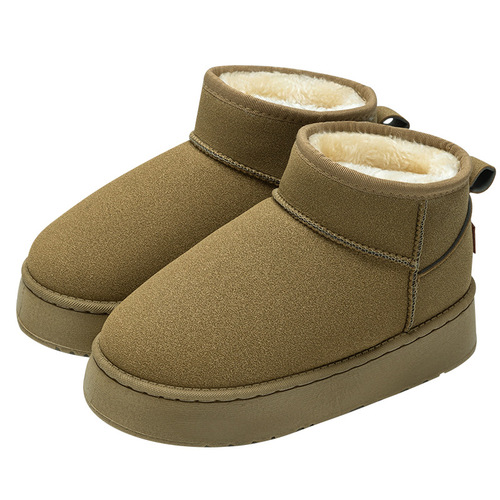 Thick-soled snow boots for women in winter, new style with velvet, thick waterproof, windproof and non-slip Northeast cotton shoes for women