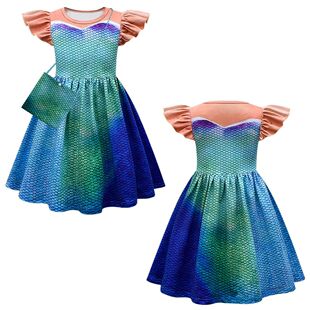 ��ͯ��ͨӡ���B��ȹ С�����~���� Ůͯ�w�w��A��ȹ�B��ȹ 81476