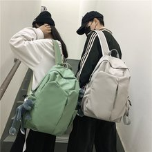 LOGO新款男女生書包時尚休閑雙肩包潮牌外貿背包跨境大容量電腦包