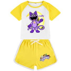 Smiling Critters儿童夏季短袖 家居服运动套装QQ965