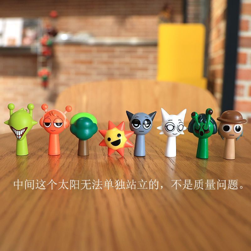 节奏盒子Sprunki手办音乐盒子游戏周边模型公仔儿童玩具全套礼物|undefined