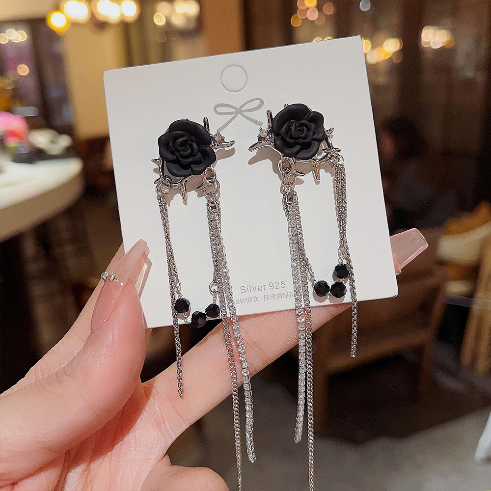 1 Pair Fashion Flower Alloy Women's Drop Earrings display picture 2