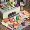 Wooden realistic children's family set, kitchen, fruit toy for cutting, Birthday gift