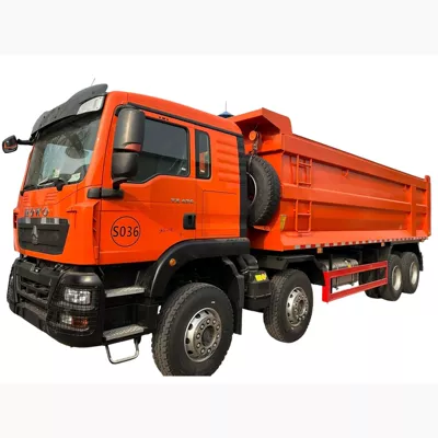 Howo TX8*4 dump truck, used Sinotruk Howo front four-wheel rear eight-wheel dump truck, construction soil dump truck for export