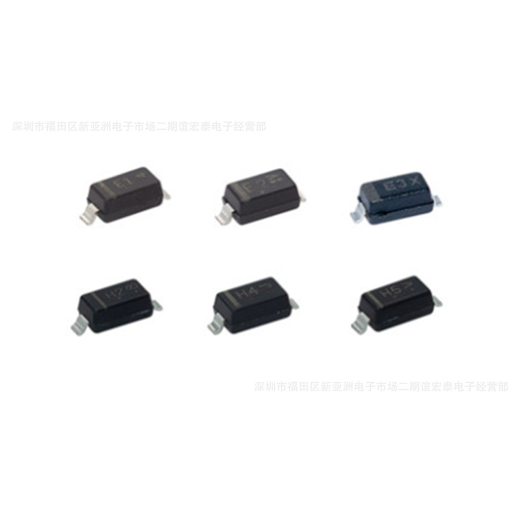 LMSZ5231BT1G  封装SOD-123  5.1V丝印E1 稳压二极管