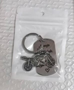 Keychain Classification Streetwear Letter Motorcycle 201 Stainless Steel Unisex Unisex Keychain