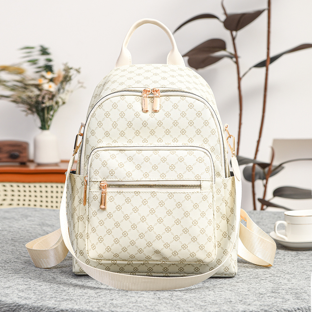 2025 nueva moda retro mochila escolar casual mujer todo fósforo multiusos mochila retro de gran capacidad