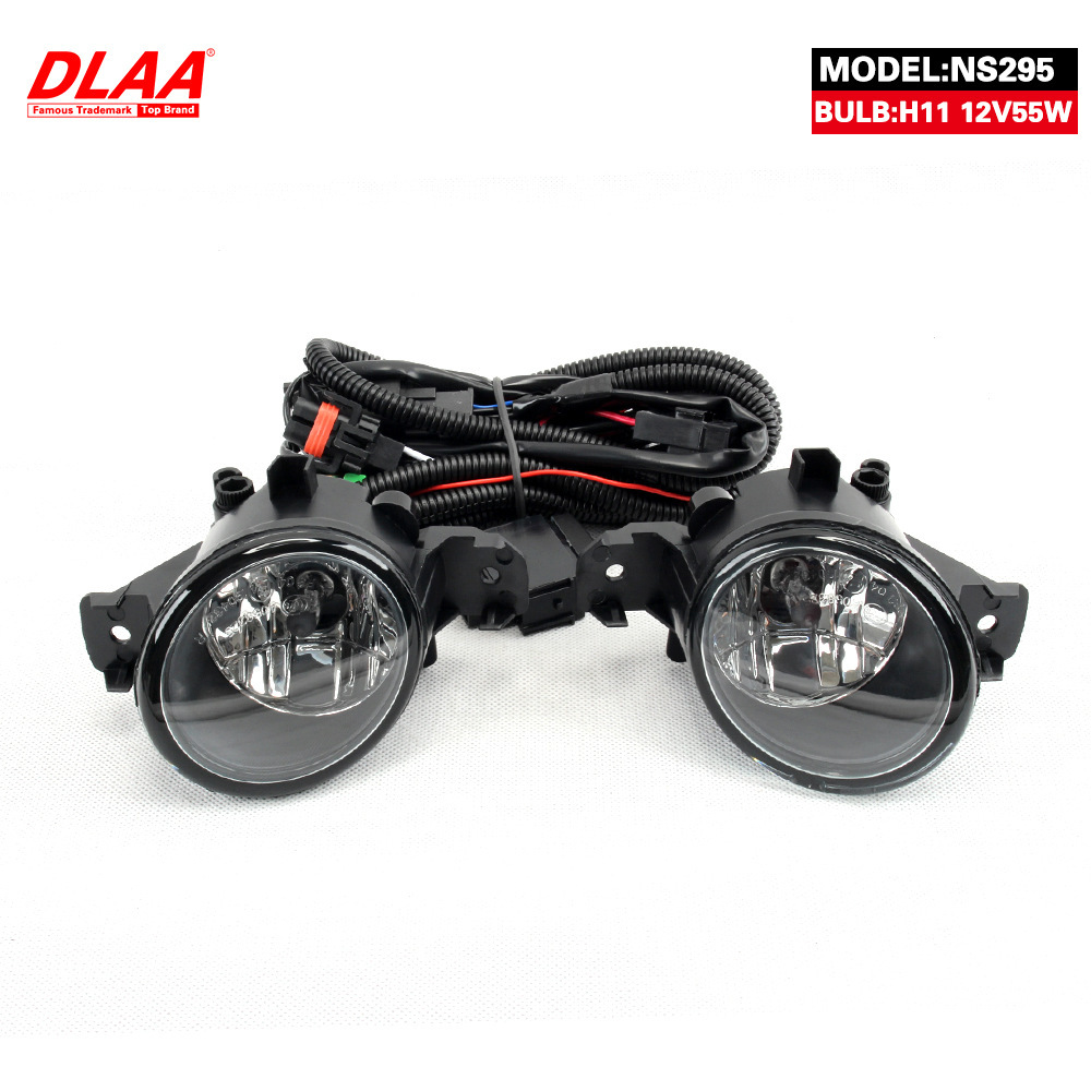 Aplicable a Nissan 08 09 10 años Qijun conjunto de lámpara de niebla delantera luz de viaje diurna luz parachoques conjunto