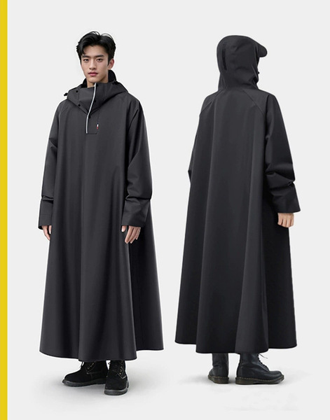 Raincoat for Electric Vehicles, Motorcycles, Long Full-Body Rain Poncho, Men's Style, Adult Outerwear, Special for Riding, Women's Style