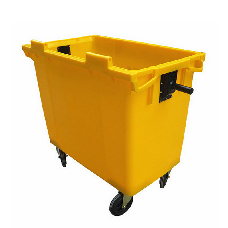 660L1100升街道广场环卫垃圾桶塑料垃圾桶户外环保清洁桶 中转桶