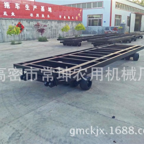 厂家供应   双向牵引框架拖车    厂内运输车   货物运输车