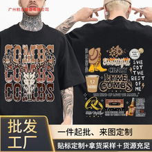 西部卢克梳乡村音乐t恤男人女人原宿o领短袖动漫衬衫球迷礼物