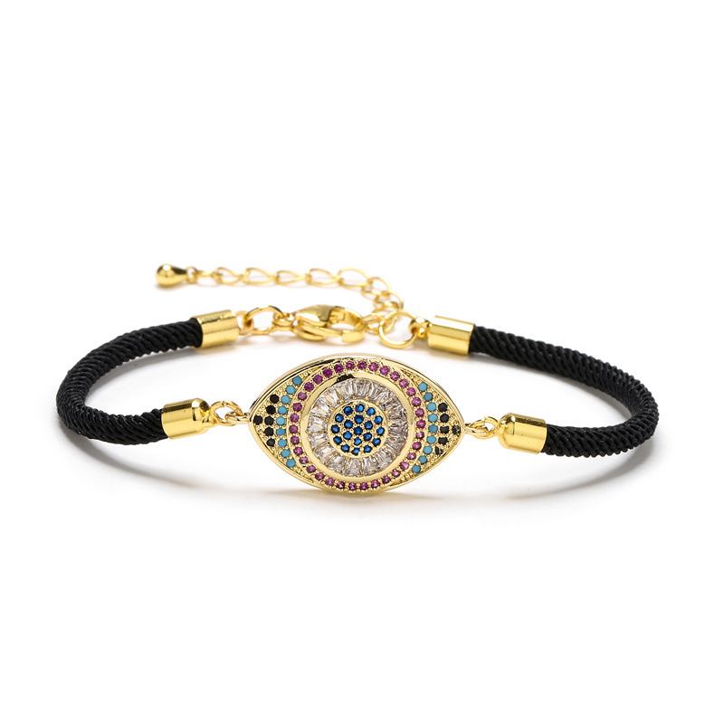 Fashion Eye Copper Bracelets Plating Zircon Copper Bracelets