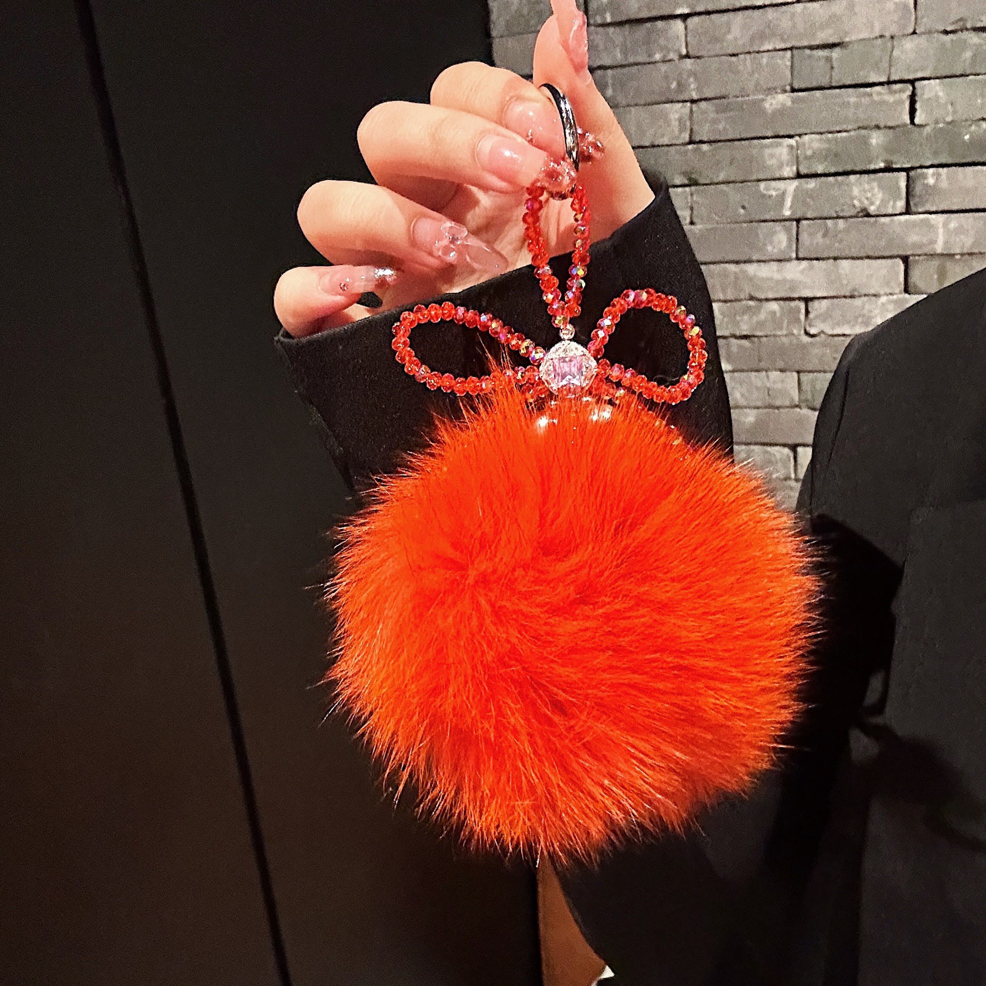 Buca cadena de telefonía móvil hecha a mano de alta calidad serie de perlas de pelo de moda de telefonía móvil corta bolsa colgante colgante colgante