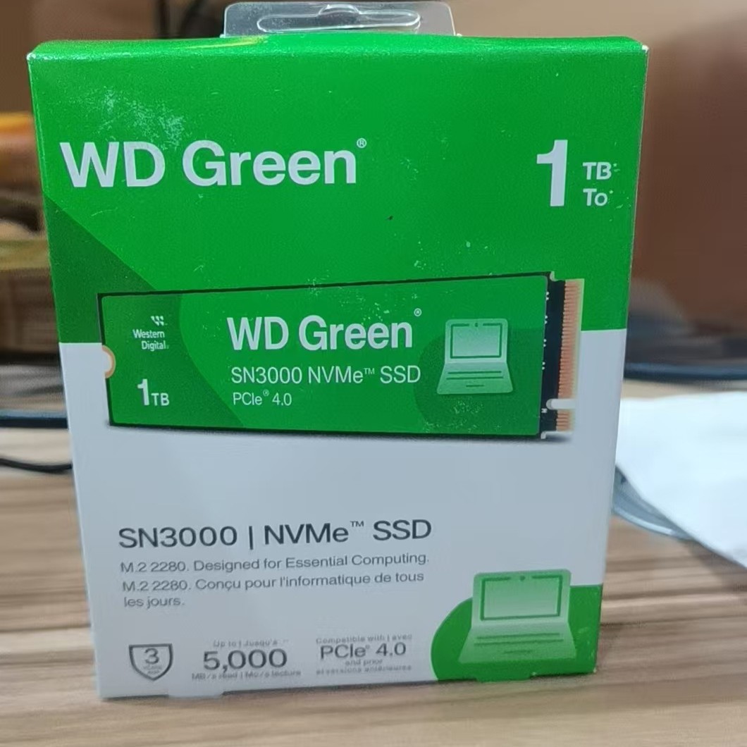 Wd Western Digital Green Drive Sn3000 1Tb M.2 Nvme Solid State Drive