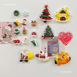 圣诞冰箱贴圣诞树磁性贴入户门装饰圣诞节吸铁石拍摄道具创意磁贴