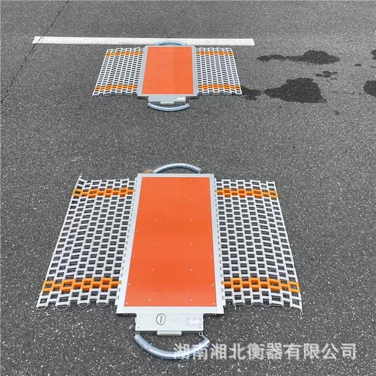 河南200吨便携式汽车衡 工地砂石料称重仪 移动式100T便捷地磅