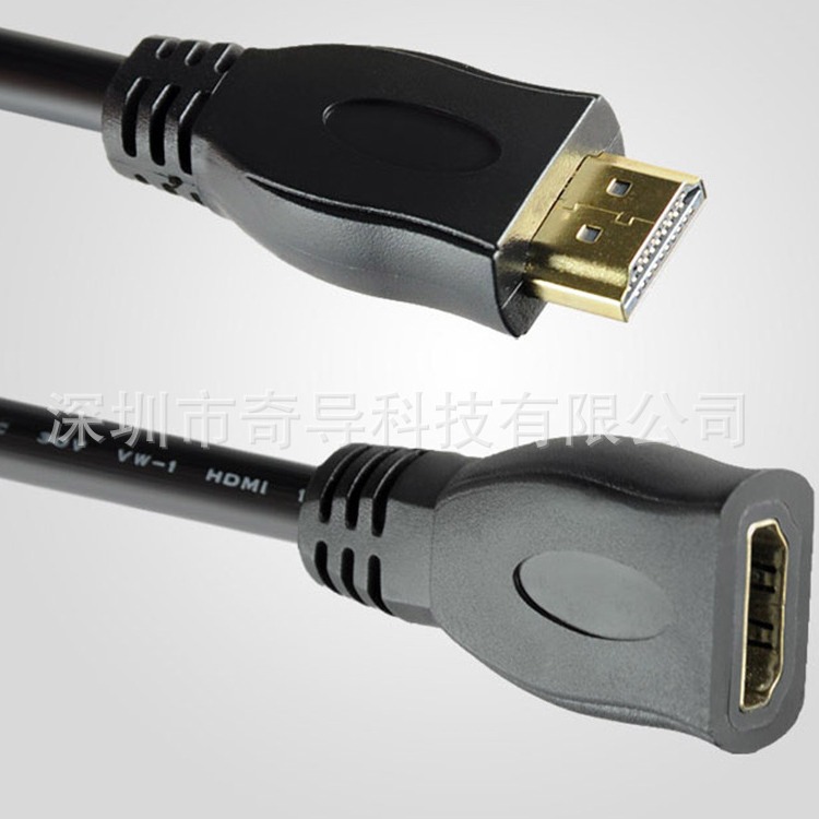 源头工厂HDMI公转母hdmi母对母 HDMI A/M TO A/F延长线可预定