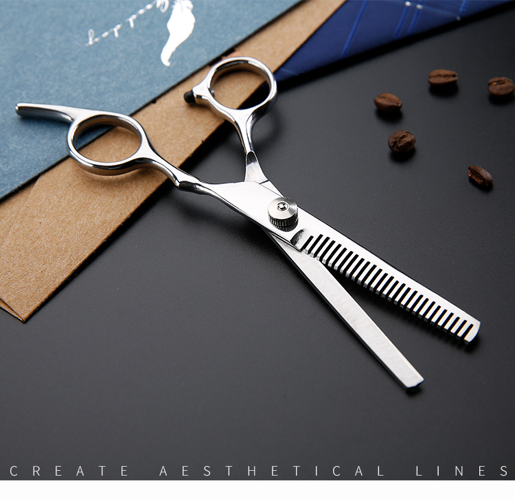 Juego de Tijeras de Peluquería Profesional de Acero Inoxidable Multifuncional para Peluquería
