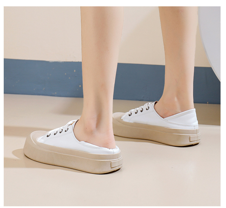 Forrest Gump 2024 nya höststudentskor i koreansk version, mångsidiga och casual, trendiga, tjocka sulor, moderiktiga brädorskor_voghion.com