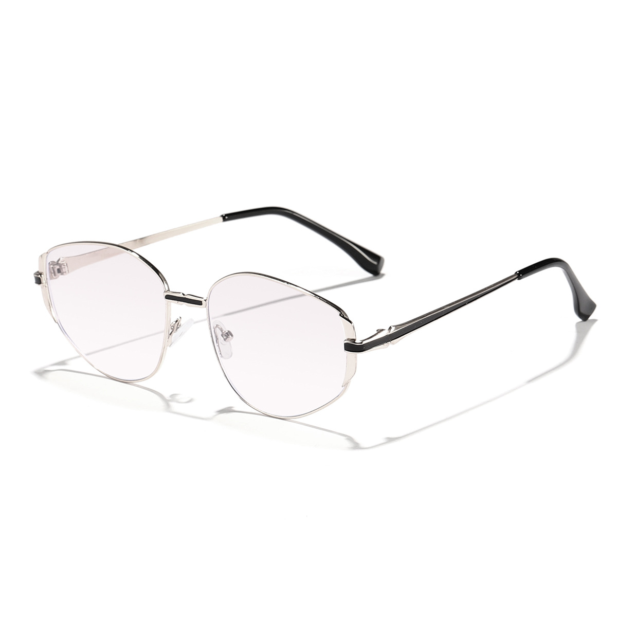 Nuevas gafas de sol de metal de montura pequeña retro transfronterizas, gafas de sol de alta gama europeas y americanas