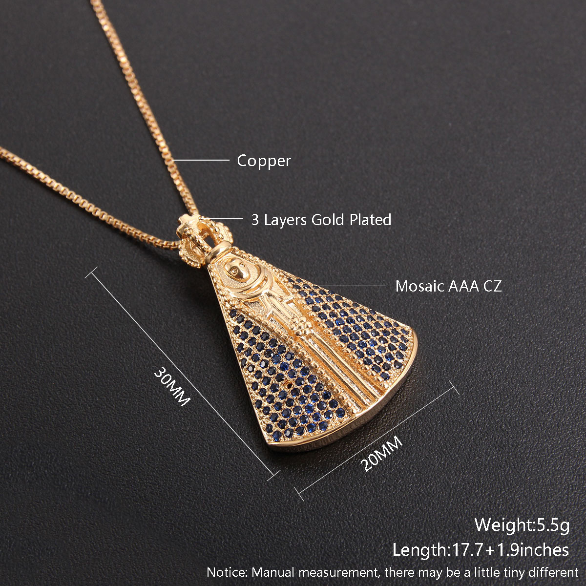 Religious Pendant Necklace Image 5